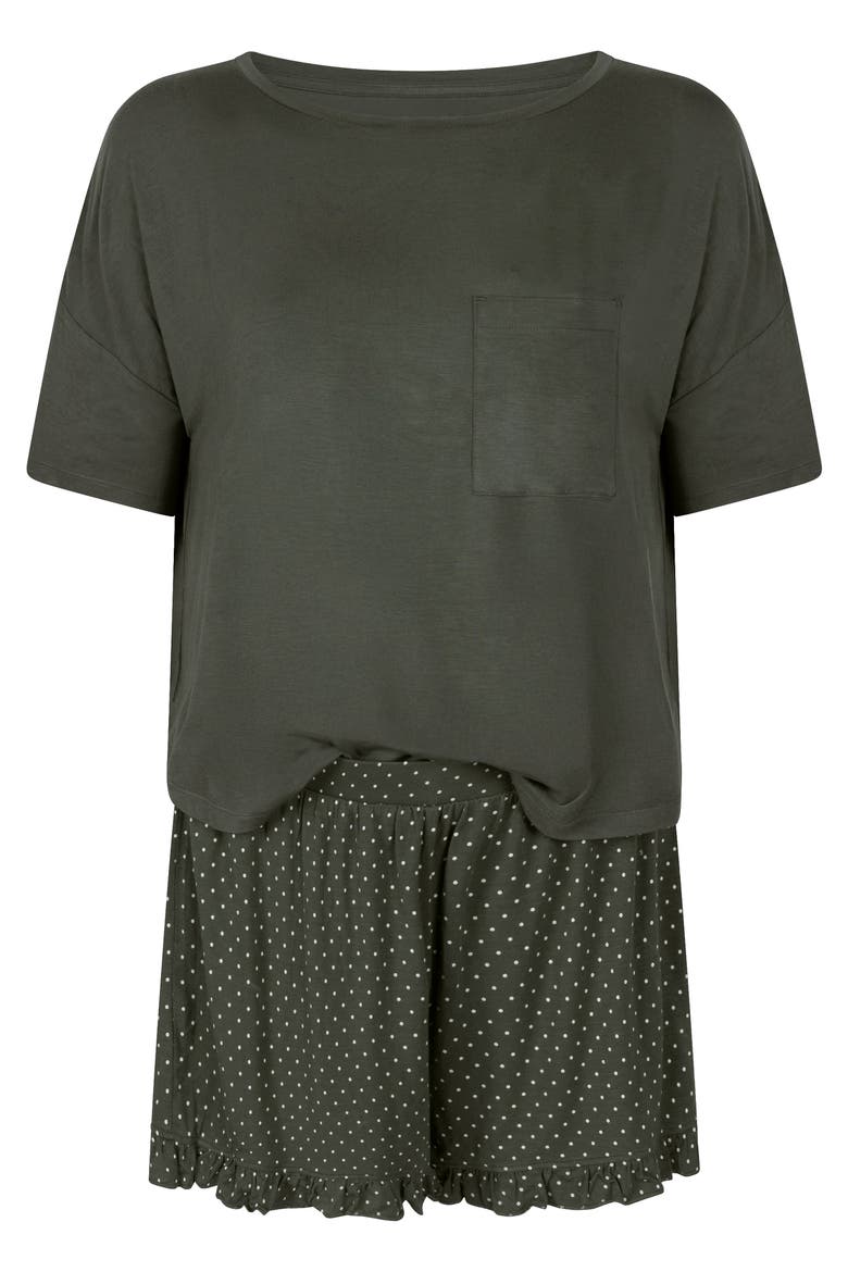 Jersey Pyjama Set, Alternate, color, Green
