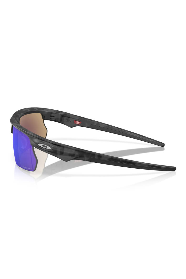 Bisphaera 68mm Prizm™ Gradient Oversize Polarized Rectangular Sunglasses, Alternate, color, SAPPHIRE