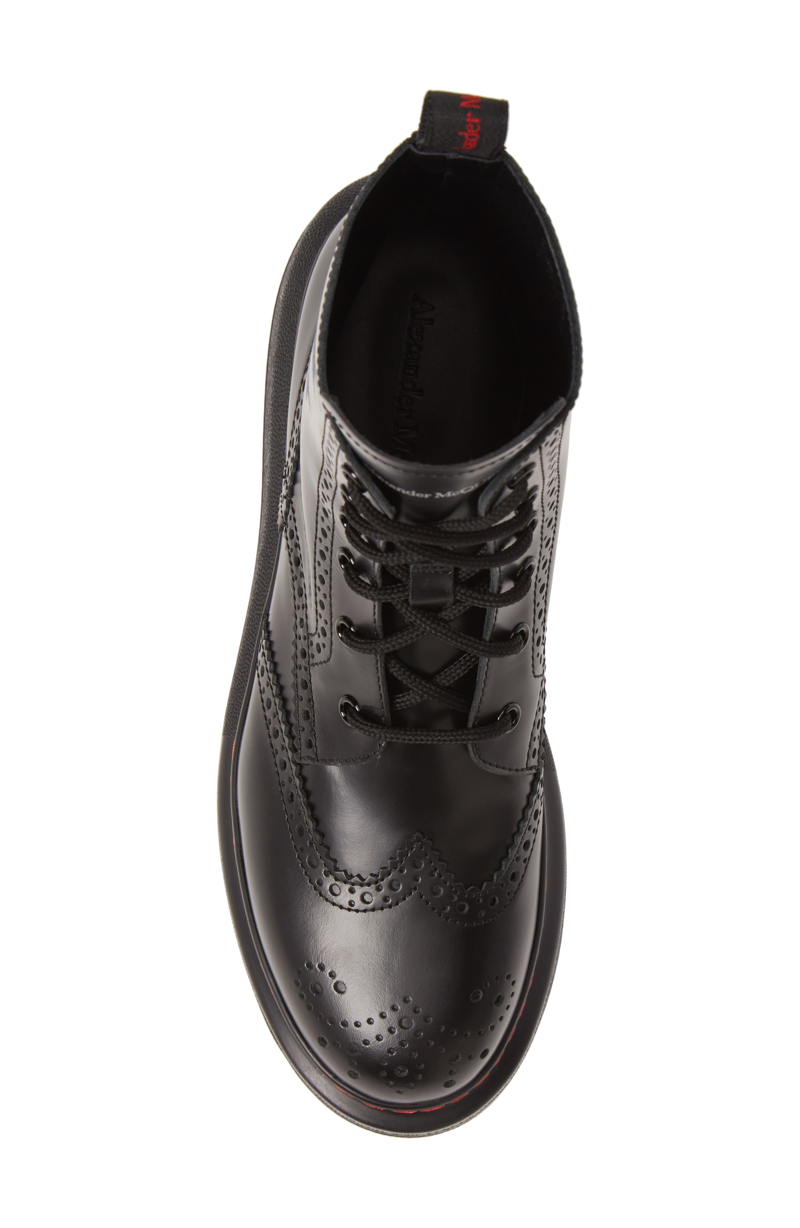 McQueen Alexander McQueen Platform Combat Boot, Alternate, color, 