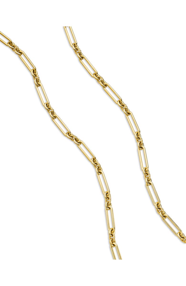 David Yurman Lexington Chain Necklace in 18K Yellow Gold, Alternate, color, Yellow Gold