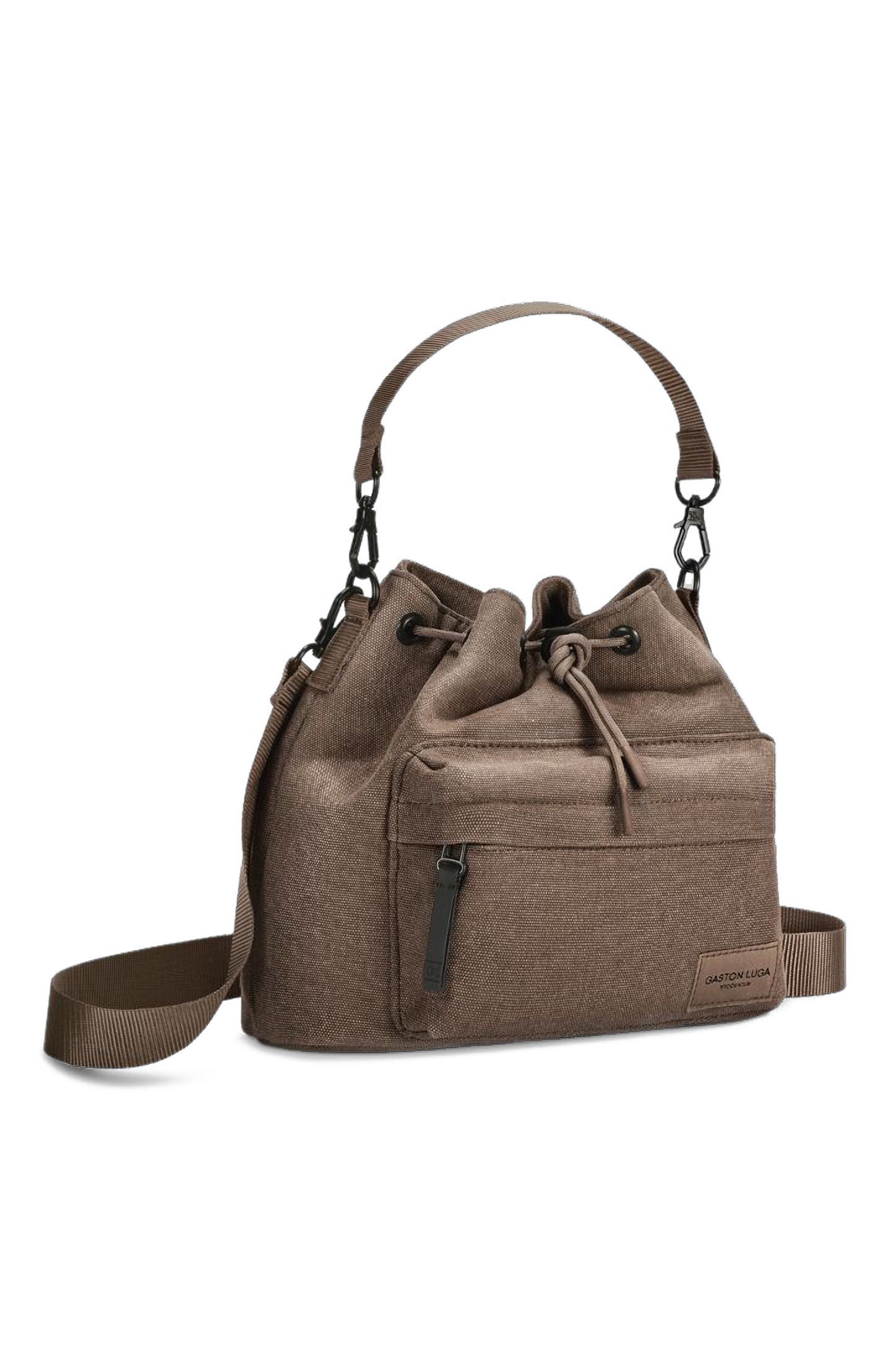 Spläsh Bucket Crossbody Weave, Alternate, color, Weave Dusty Brown