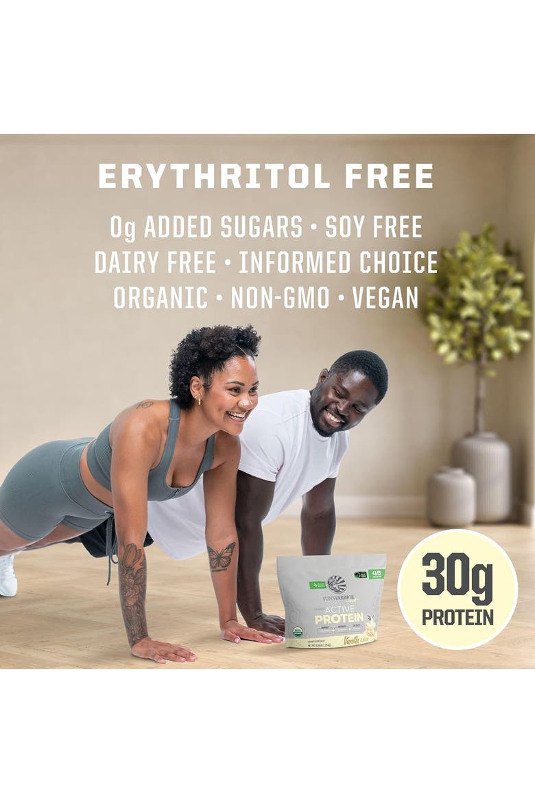 Organic Active Protein Powder, Vanilla, 2.25kg, Alternate, color, No Color