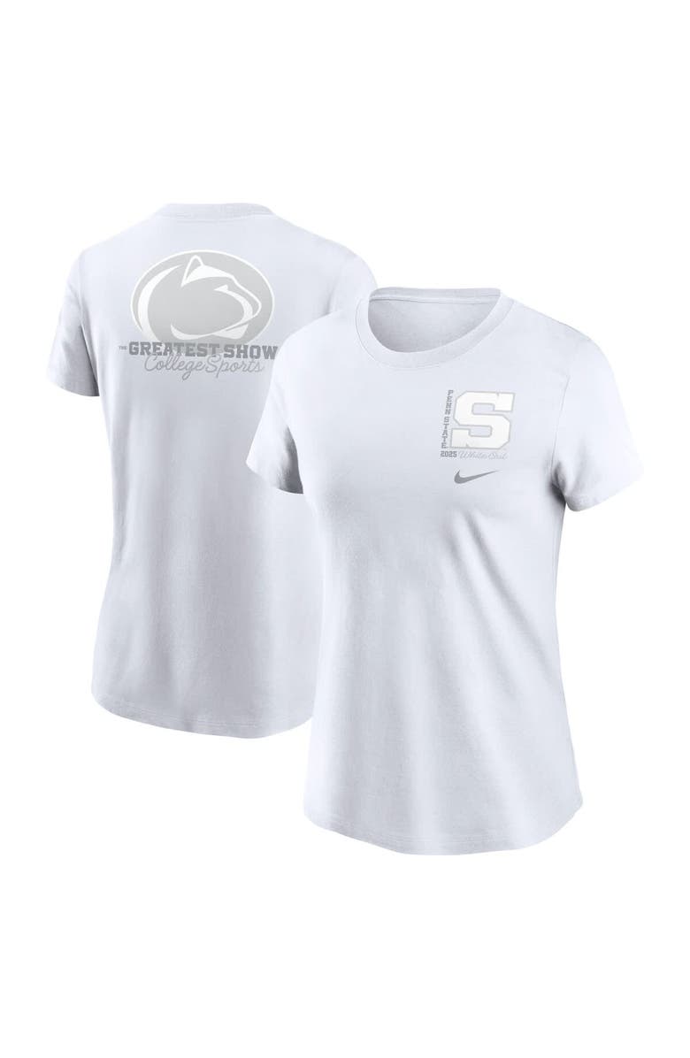 Nike Women's Nike White Penn State Nittany Lions 2025 White Out T-Shirt, Main, color, 