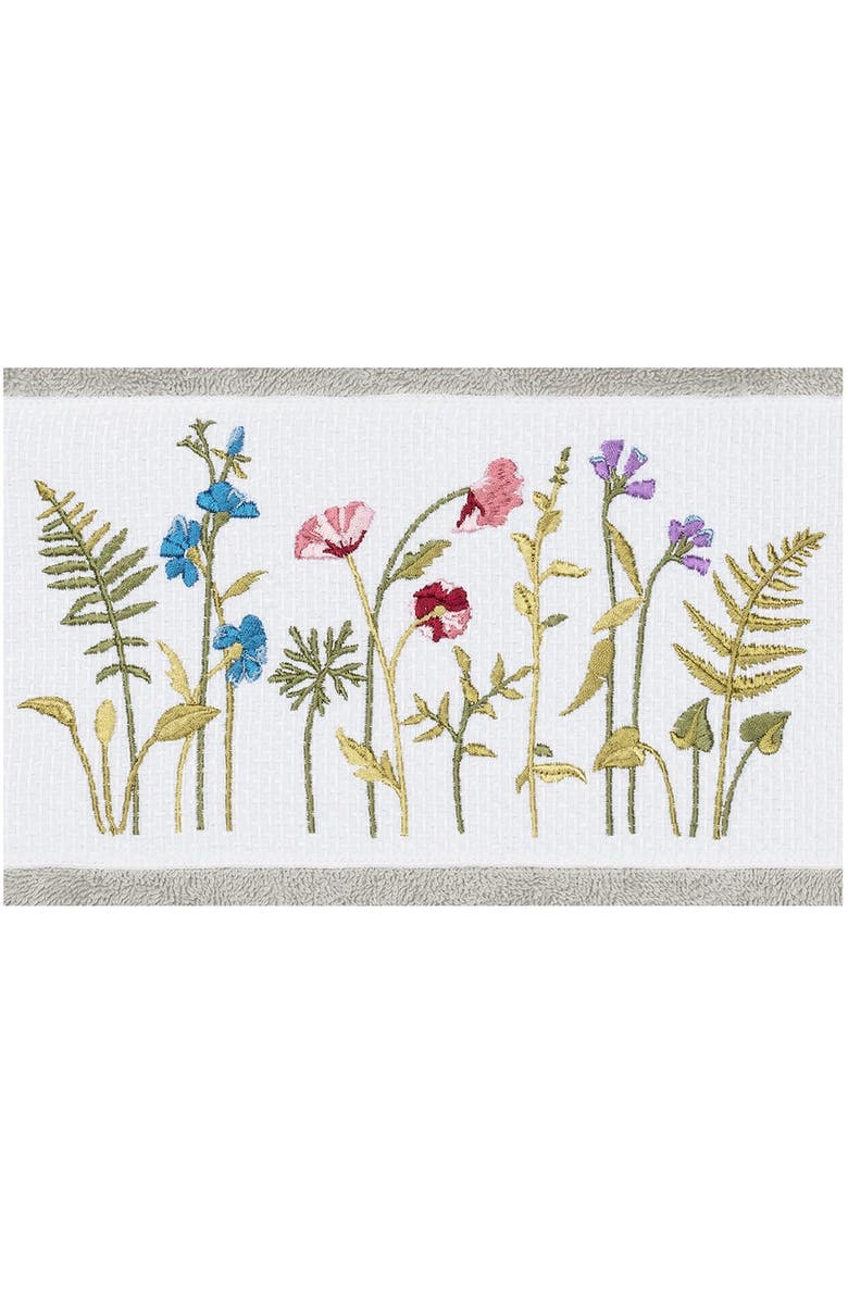 Linum Home Textiles Serenity Embellished Bath Towel - Set of 2 - Light Grey, Alternate, color, Light Grey