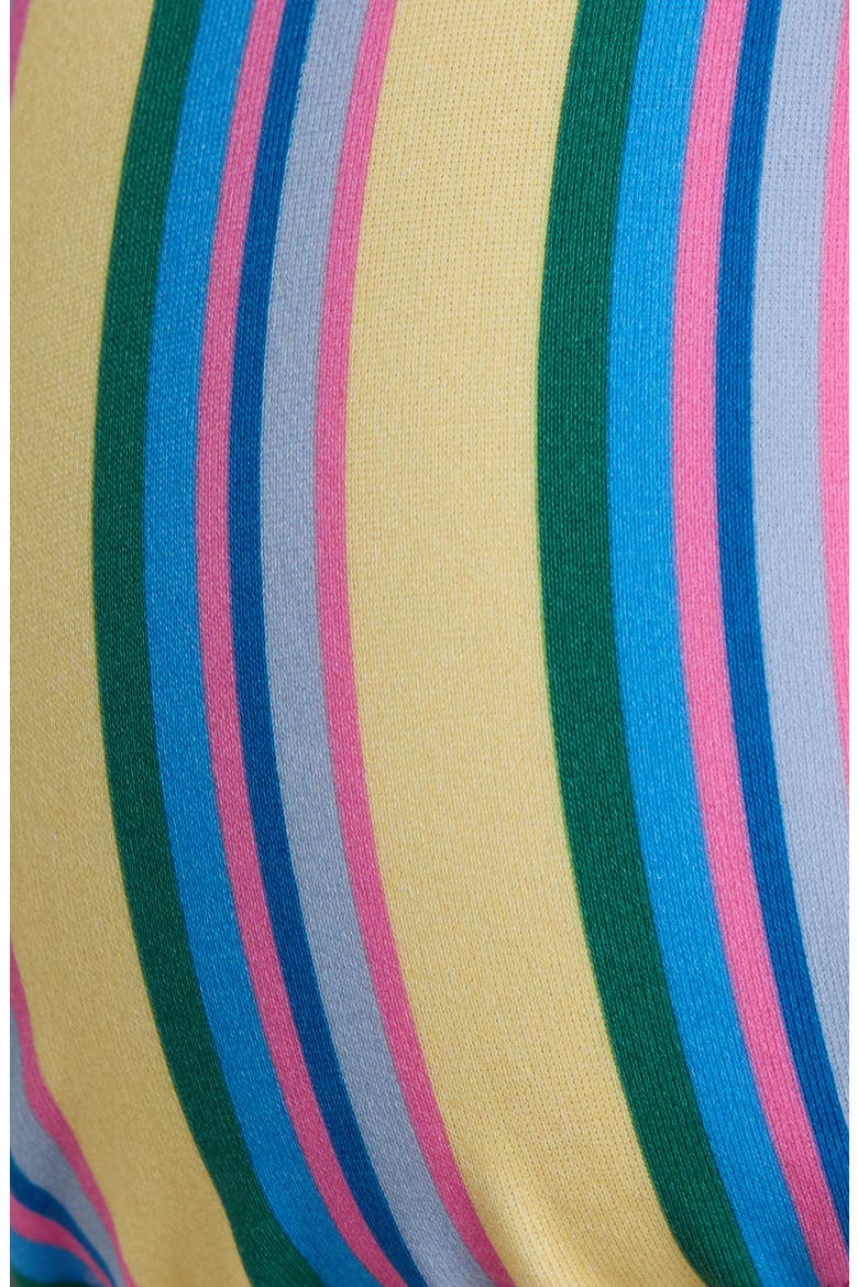 Corinne Triangle Bikini Top, Alternate, color, BLUE STRIPE