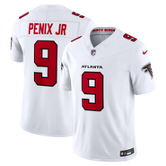 Nike Men's Nike Michael Penix Jr. White Atlanta Falcons Vapor F.U.S.E. Stitched Limited Jersey