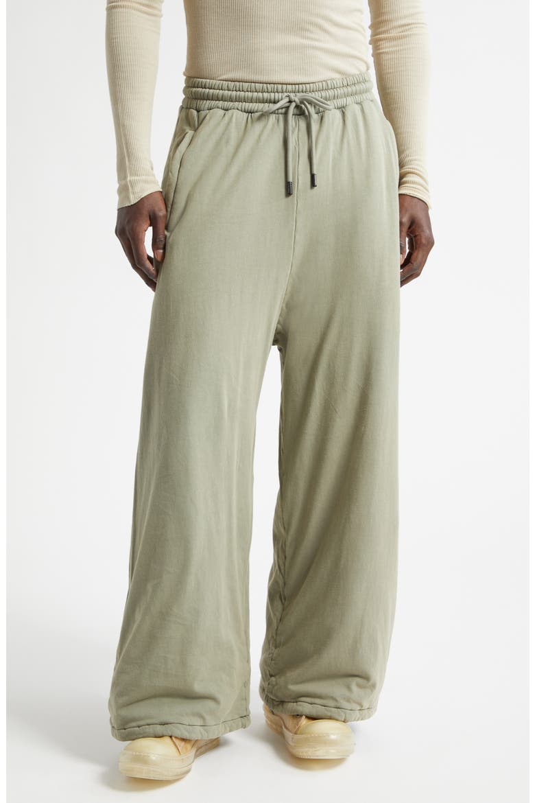 Wadded Bontans Wide Leg Sweatpants, Main, color, VETIVER