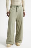 LU'U DAN Wadded Bontans Wide Leg Sweatpants