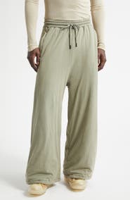 LU'U DAN Wadded Bontans Wide Leg Sweatpants