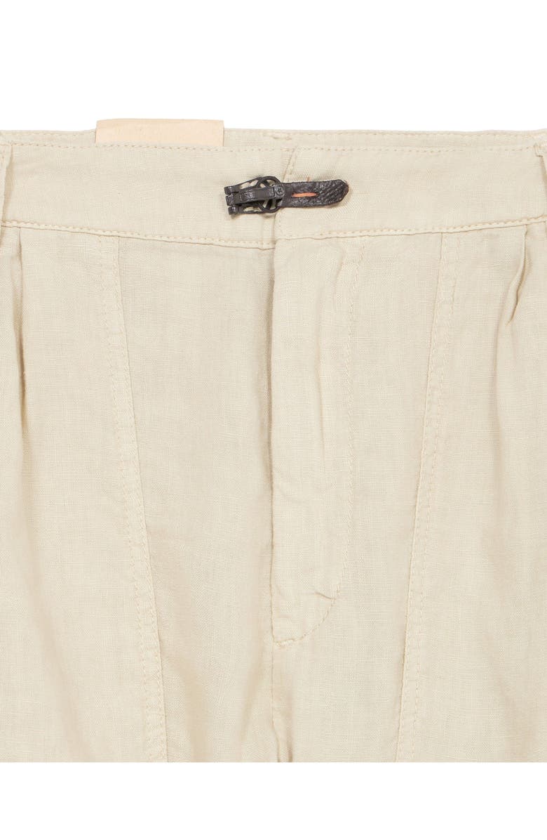 Fortela Jana Linen Shorts, Alternate, color, Stone