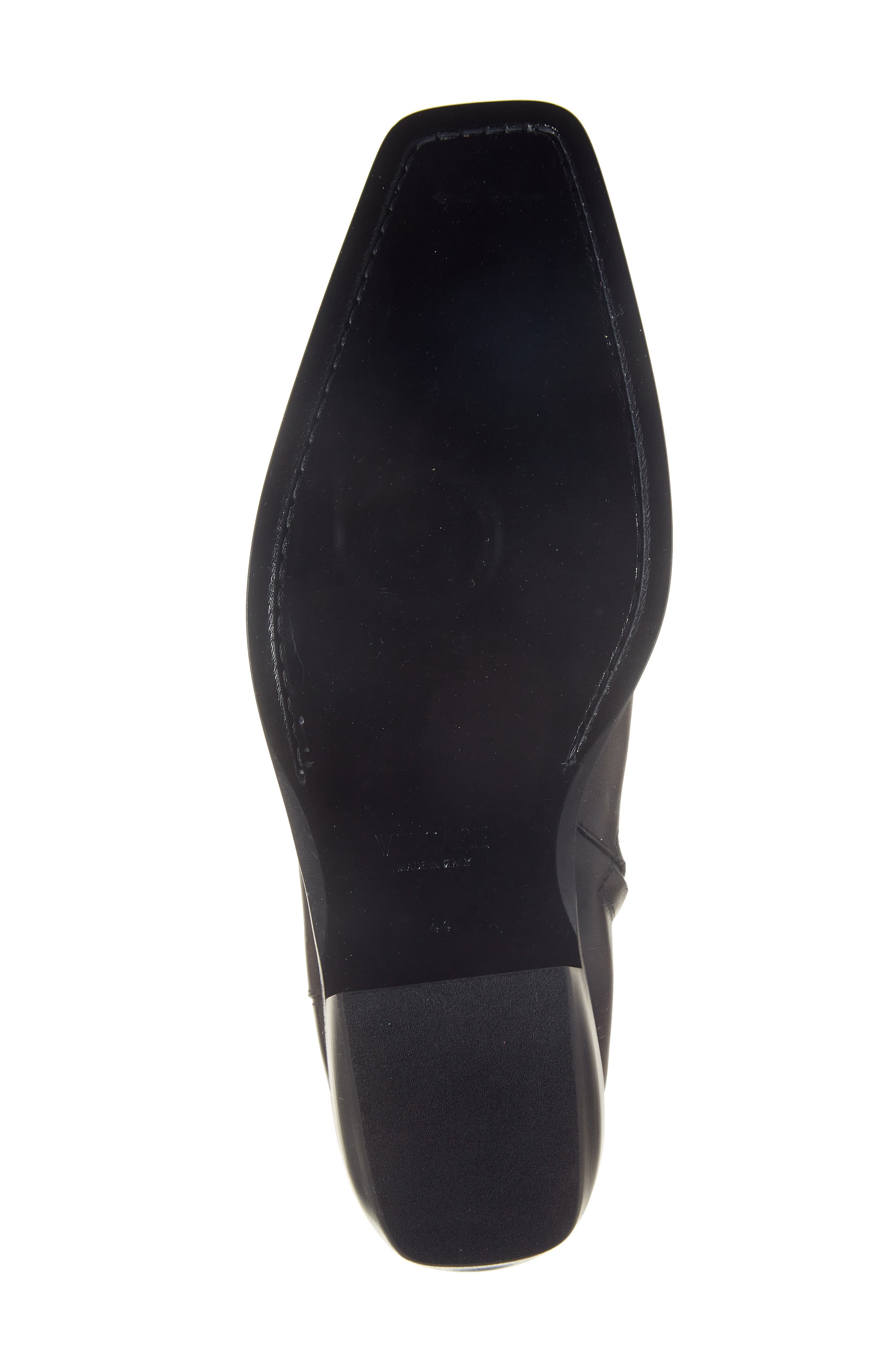 Medusa Leather Boot, Alternate, color, EBONY- RUTHENIUM