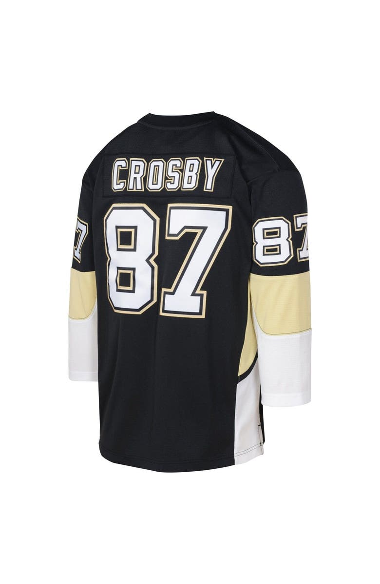 Mitchell & Ness Youth Mitchell & Ness Sidney Crosby Black Pittsburgh Penguins 2008 Blue Line Player Jersey, Alternate, color, 