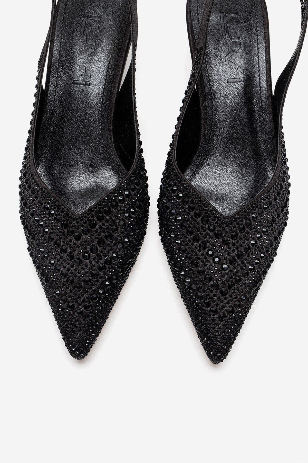 Prologue Shoes Royale Embellished Kitten Heel Pump, Alternate, color, Black