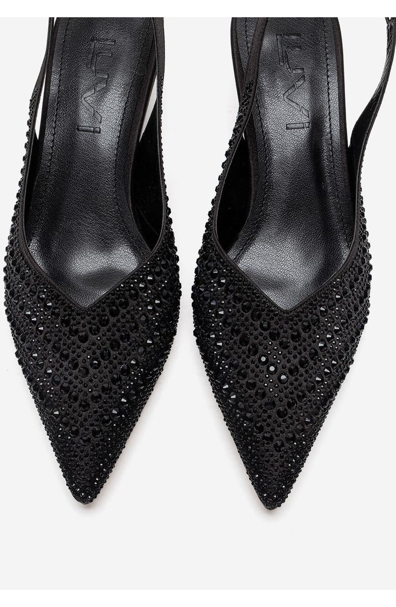 Prologue Shoes Royale Embellished Kitten Heel Pump, Alternate, color, Black