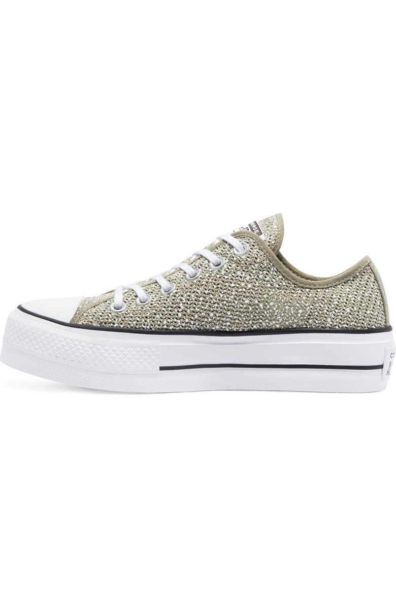 Converse Chuck Taylor<sup>®</sup> All Star<sup>®</sup> Open Platform Low Top Sneaker, Alternate, color,