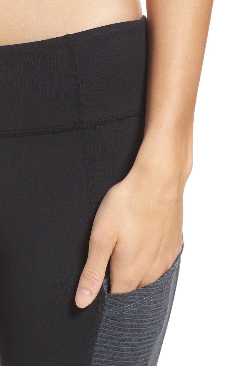 Zella Block Midi Leggings, Alternate, color,