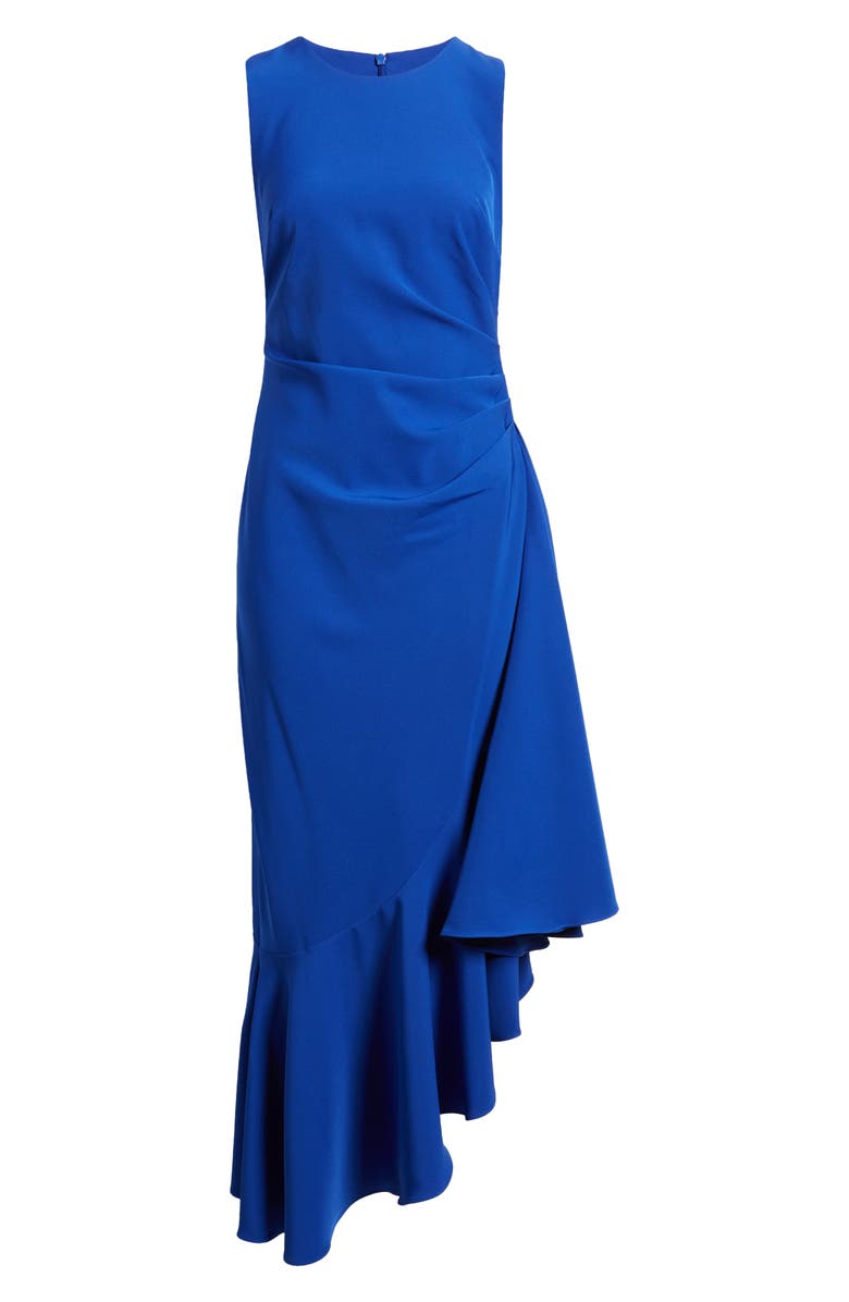 Eliza J Asymmetric Ruffle Hem Cocktail Dress, Alternate, color,