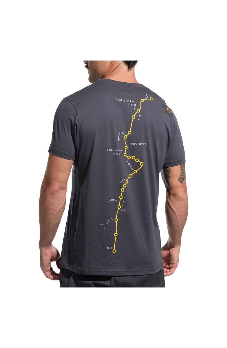 La Sportiva Dawn Wall T-Shirt - Men's, Alternate, color, Onyx