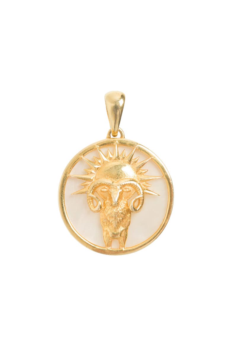 Zodiac Necklace, Alternate, color, Aries