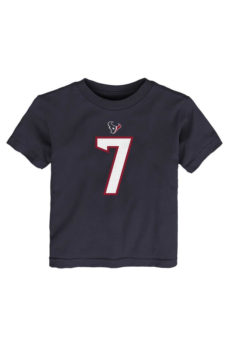Toddler Nike C.J. Stroud Navy Houston Texans Player Name & Number T-Shirt, Alternate, color, Navy