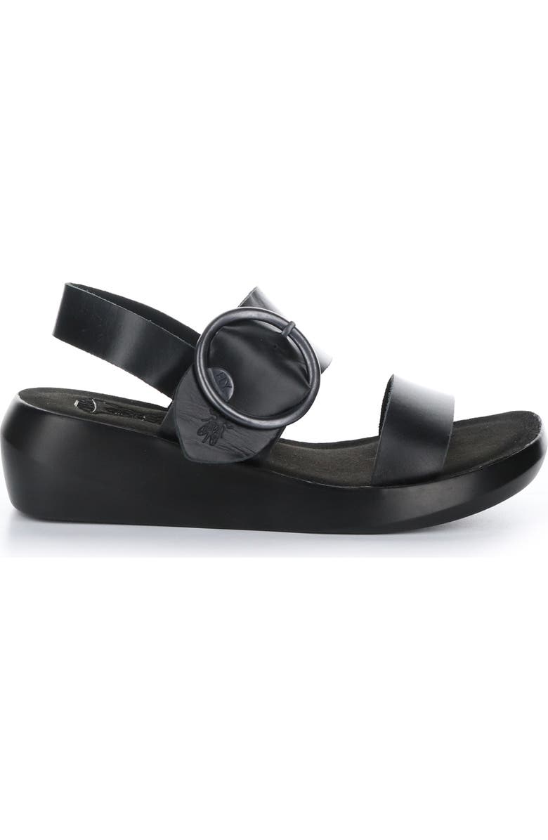 Fly London Bani Wedge Ankle Strap Sandal, Alternate, color,