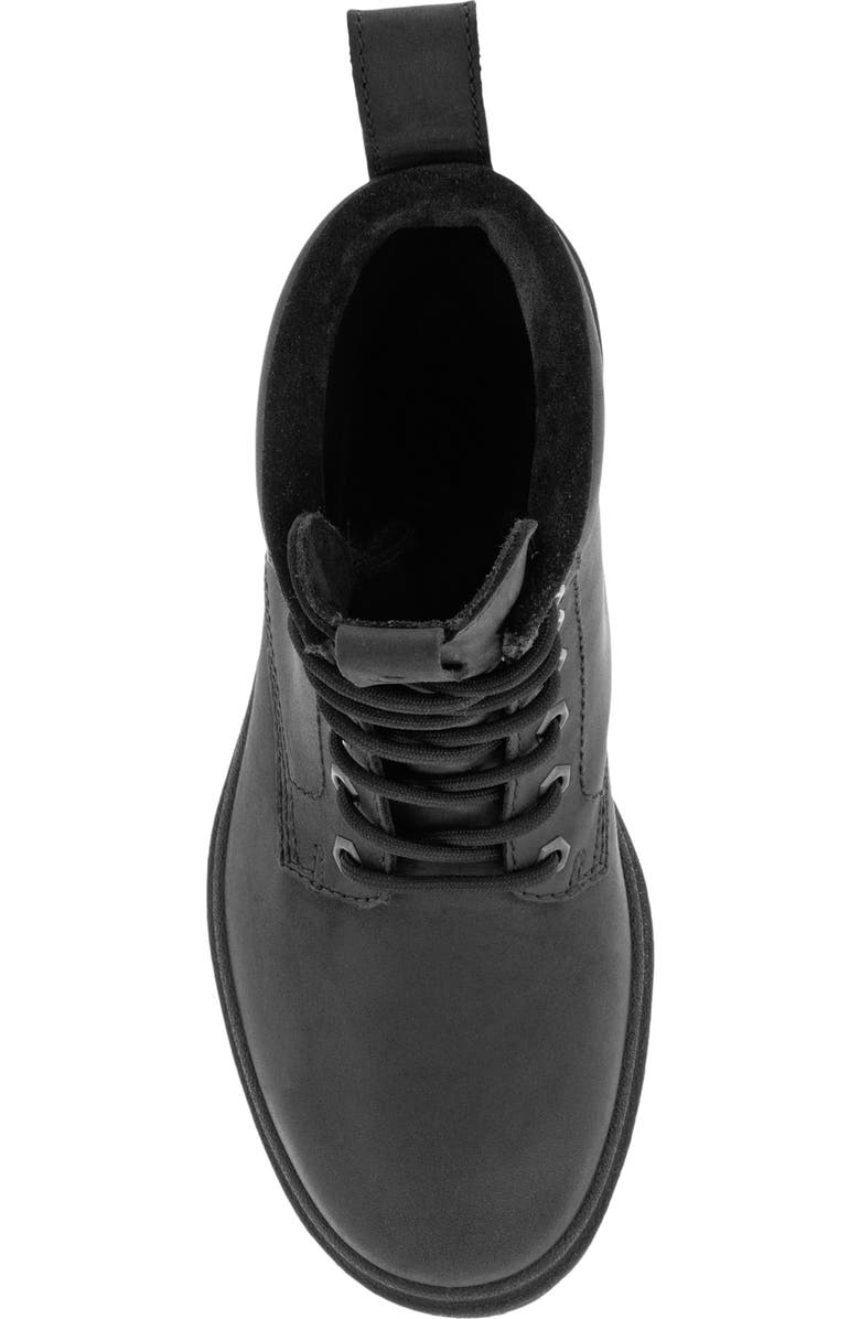 ECCO Grainer Lace-Up Leather Combat Boot, Alternate, color,