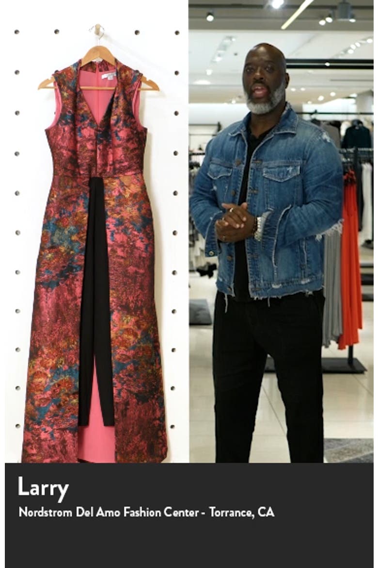 Kelsey Abstract Jaquard Maxi Romper video