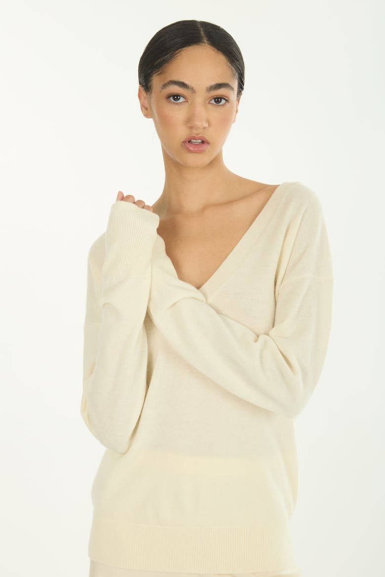 Haven Sweater, Alternate, color, Vintage Crème