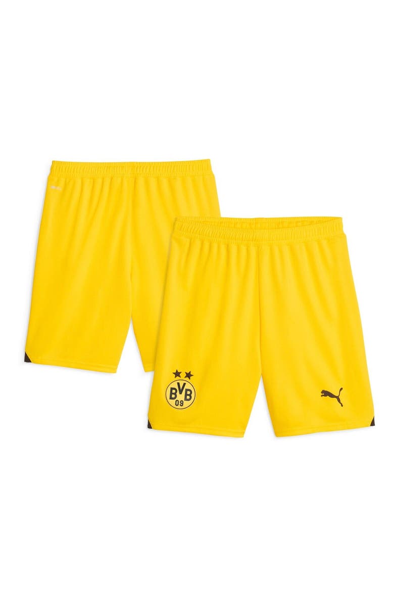 PUMA Men's Puma  Yellow Borussia Dortmund 2023/24 Home Replica Shorts, Alternate, color, 