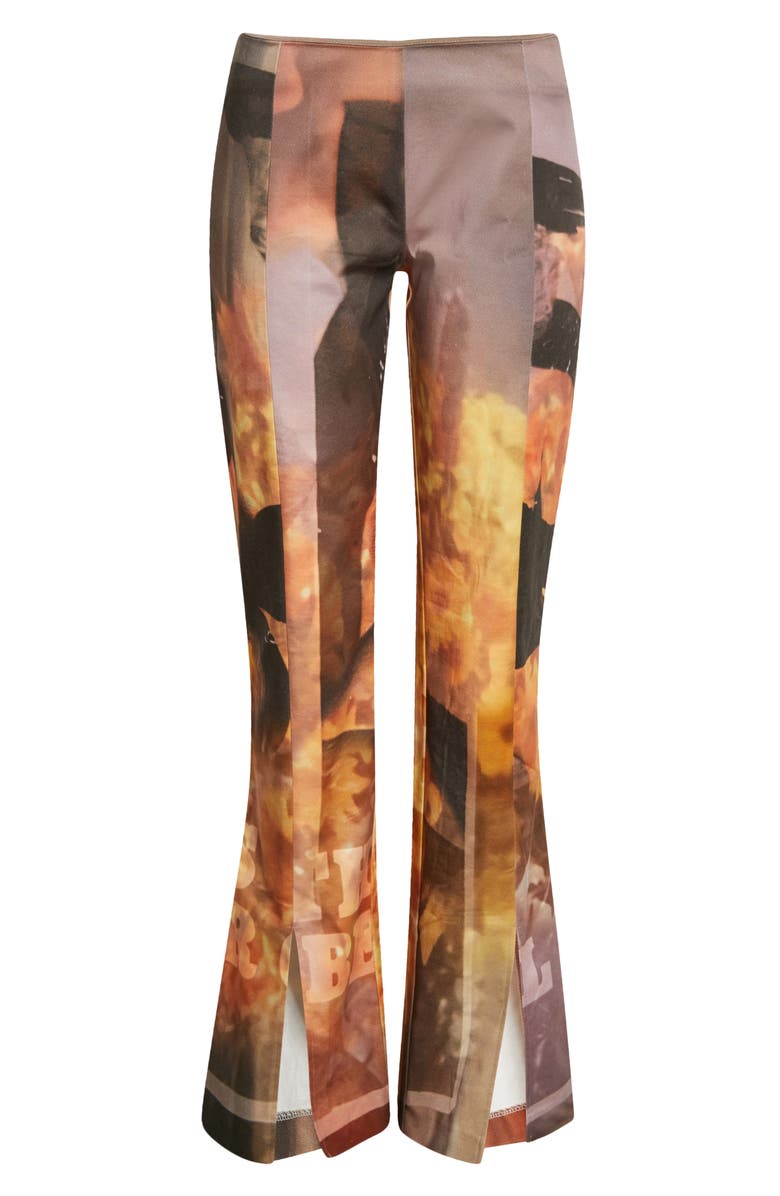 ELLISS Sunflower Stretch Denim Kick Flare Pants, Alternate, color, 