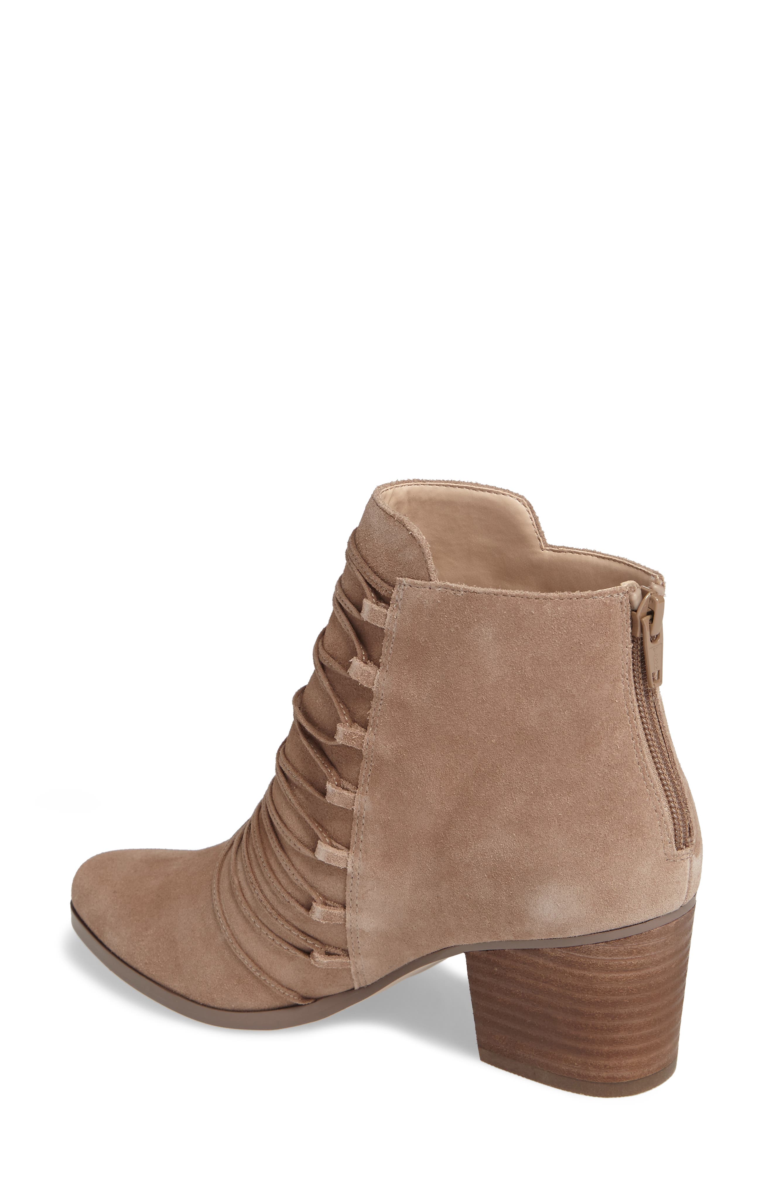 Bellevue Bootie, Alternate, color, NIGHT TAUPE SUEDE