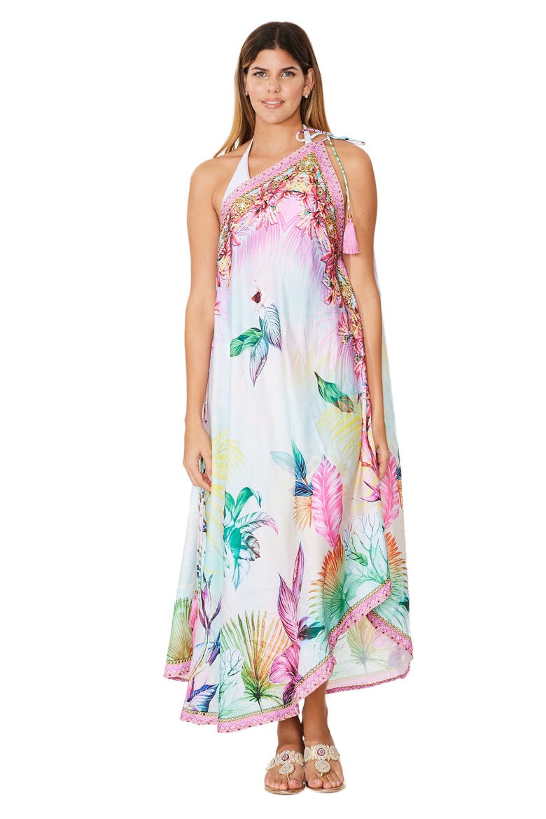 Tropical Paradise Cover-Up Dress, Alternate, color, PINK MULTI