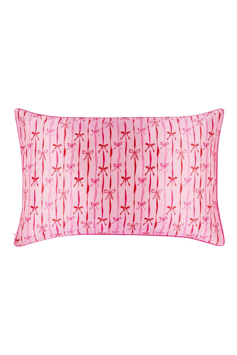 Pure Silk Queen Pillowcase, Alternate, color, STRAWBERRY CUPCAKE