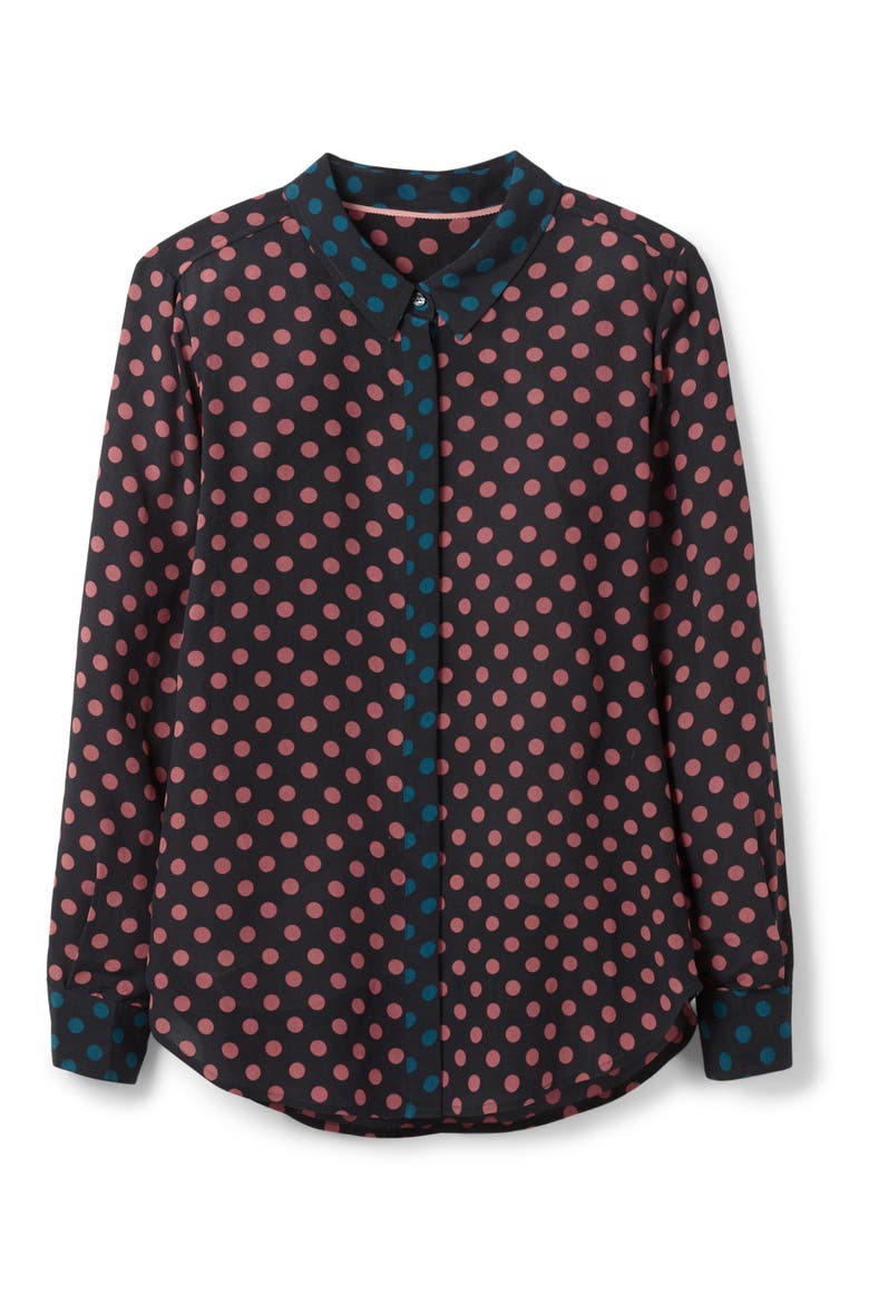 The Silk Shirt, Alternate, color, BLUSH REGULAR SPOT