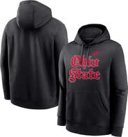 Nike Men's Nike Black Ohio State Buckeyes Old English Fleece Pullover Hoodie