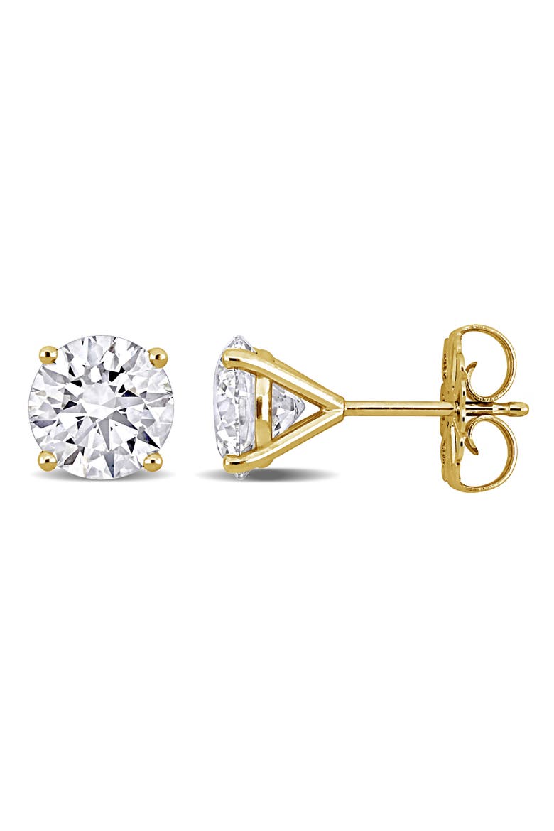 3 CTW Lab-Grown Diamond Stud Earrings 14k, Main, color, Yellow Gold