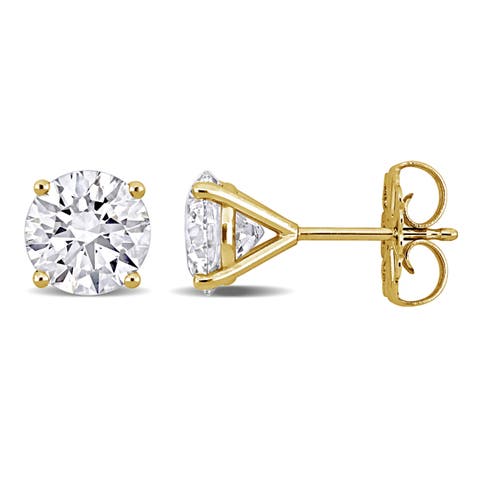 3 CTW Lab-Grown Diamond Stud Earrings 14k