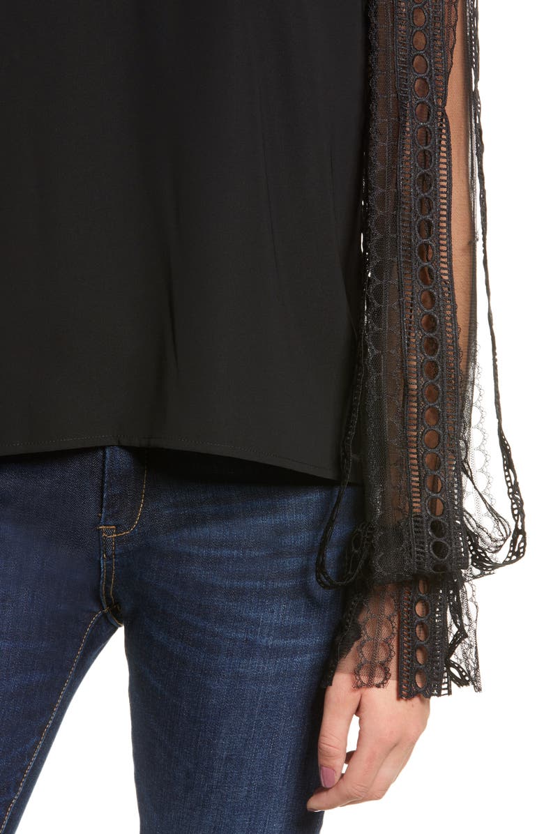 Endless Rose Lace Sleeve Blouse, Alternate, color, 