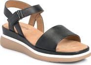 Comfortiva Ash Ankle Strap Platform Wedge Sandal