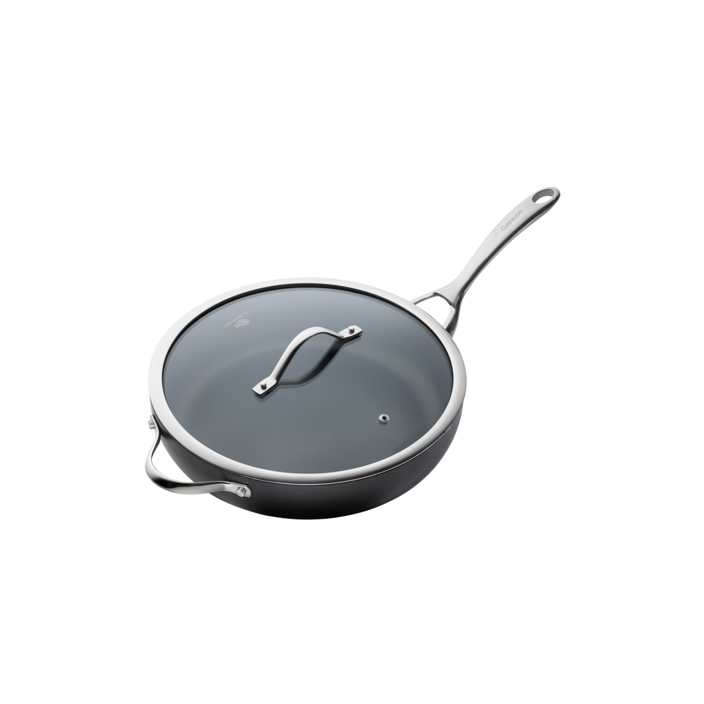 Cuisine::pro ® Id3® Sauté Pan With Lid 4.4qt In Black