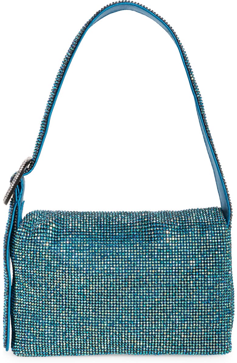 Benedetta Bruzziches Vitty La Mignon Crystal Mesh Shoulder Bag, Alternate, color,