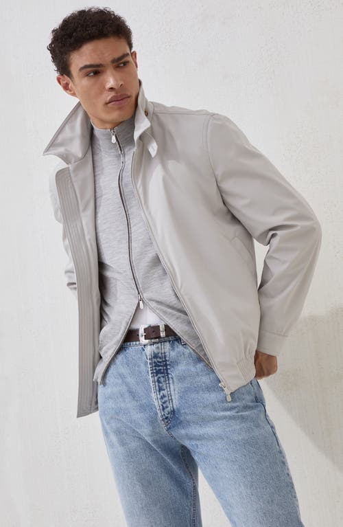 Brunello Cucinelli Lightweight Cardigan In Gray