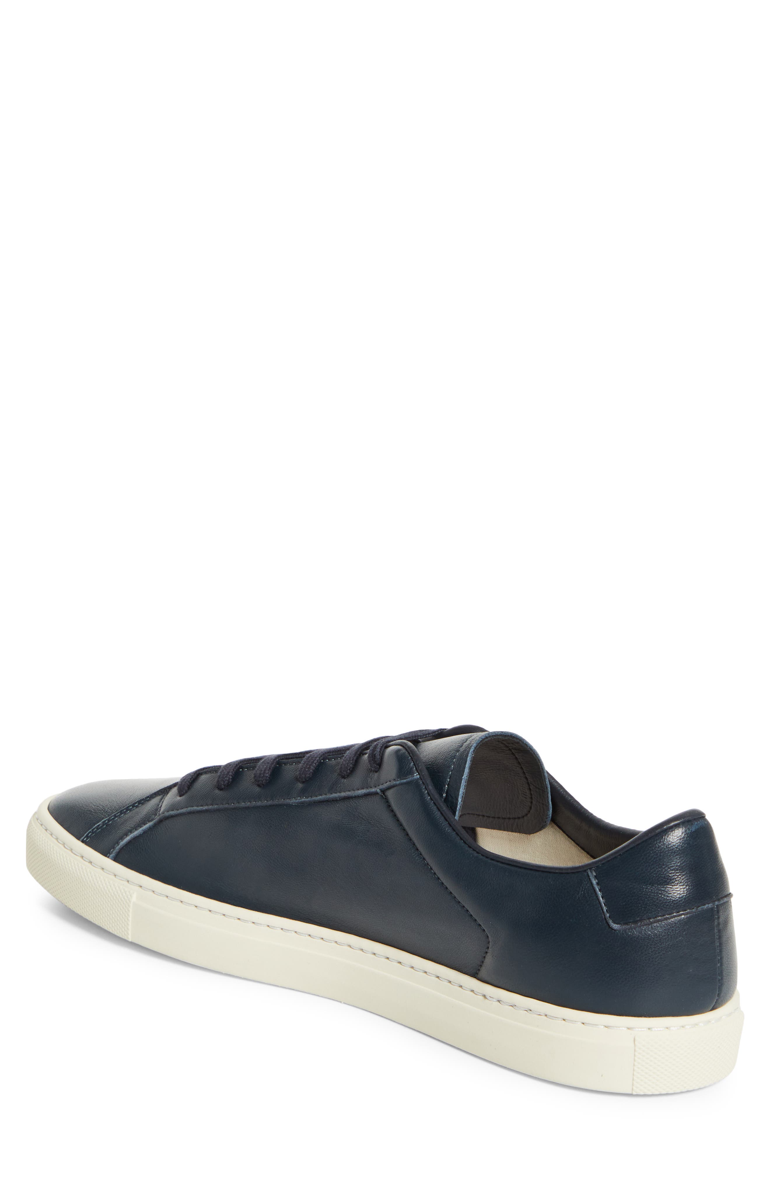 Common Projects Achilles Slim Premium Sneaker, Alternate, color, Navy