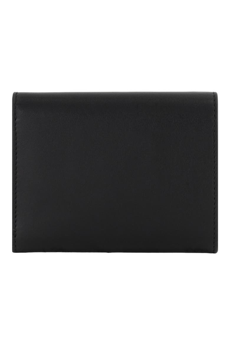 Small Trifold Wallet, Alternate, color, BLACK