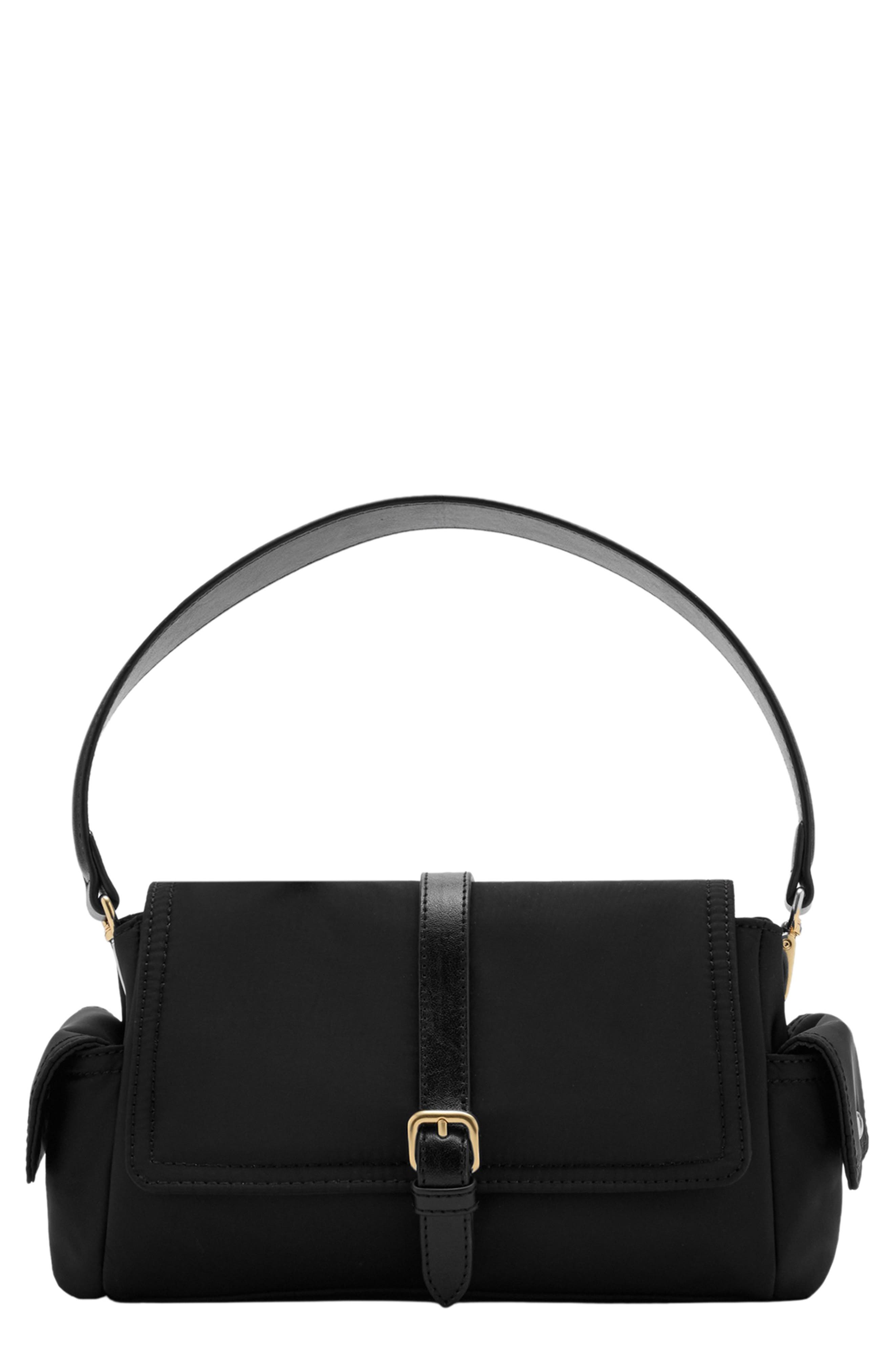 Nuovo Shoulder Bag, Main, color, BLACK