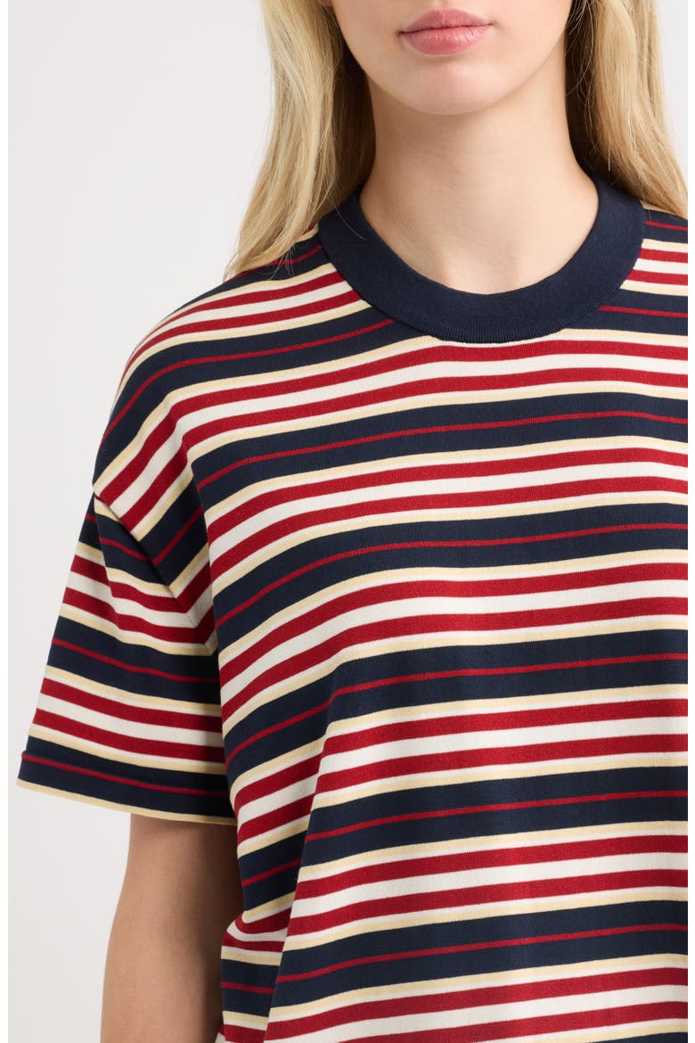 Le Paz Striped T-Shirt, Alternate, color, CILA STRIPE NAVY