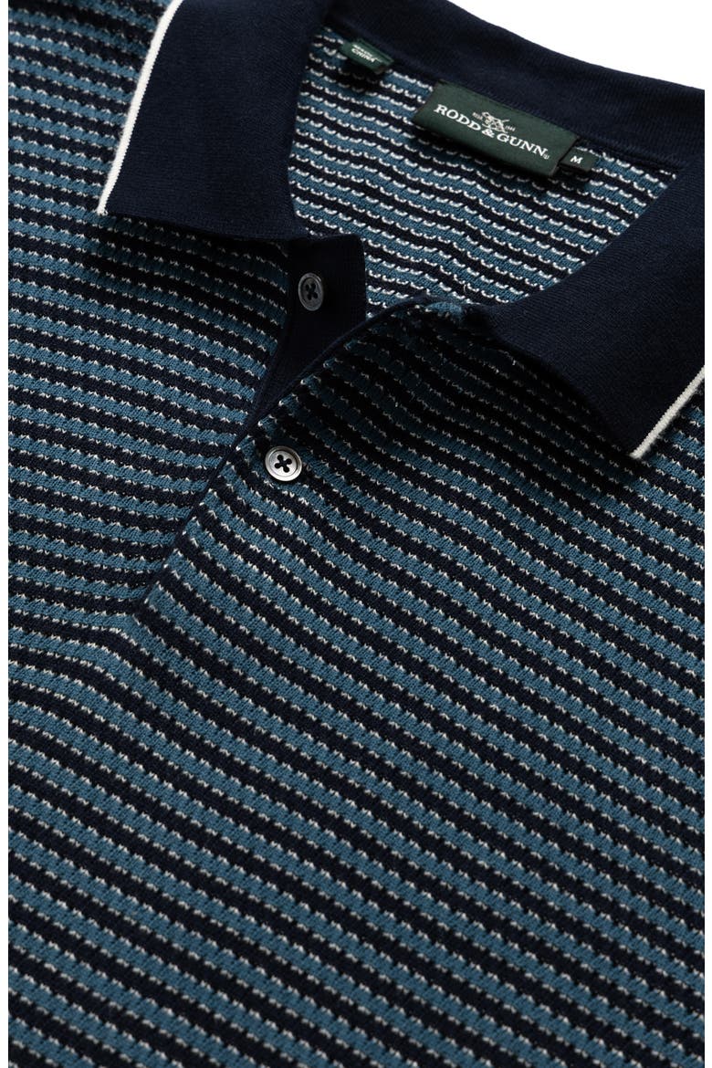 Oyster Island Texture Polo, Alternate, color, TEAL