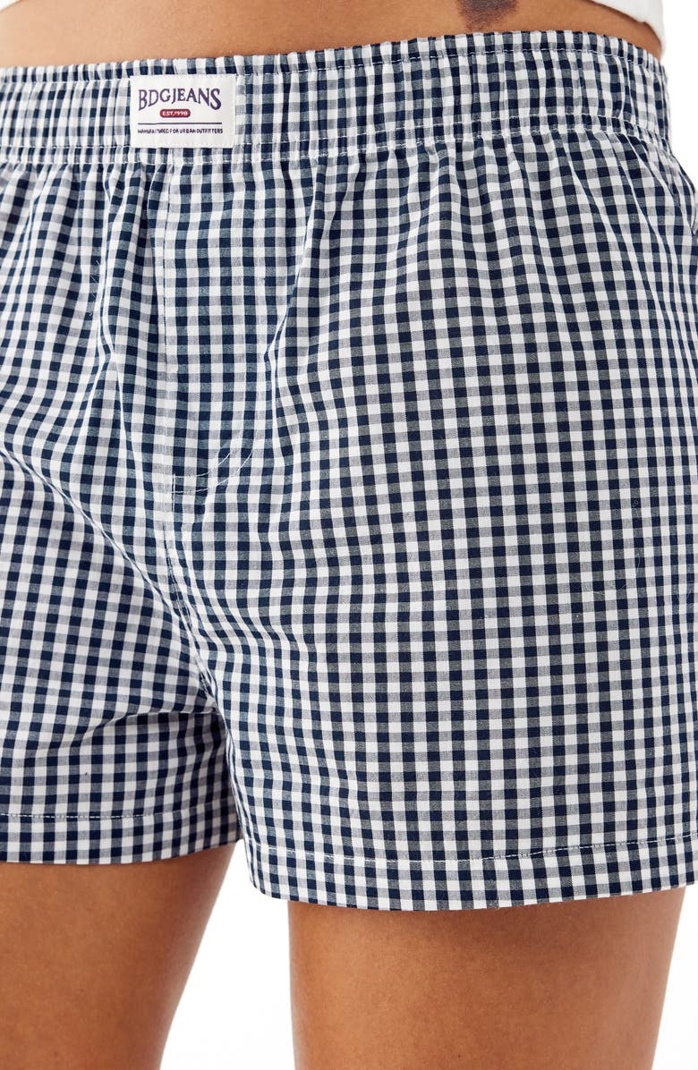 BDG Urban Outfitters Gingham Boxer Shorts, Alternate, color,