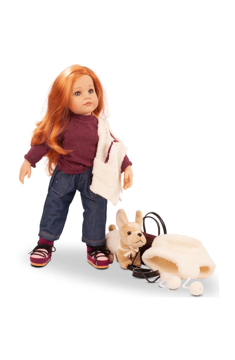Gotz Hannah And Her Dog 19" Doll Playset 3+, Alternate, color, Multicolored
