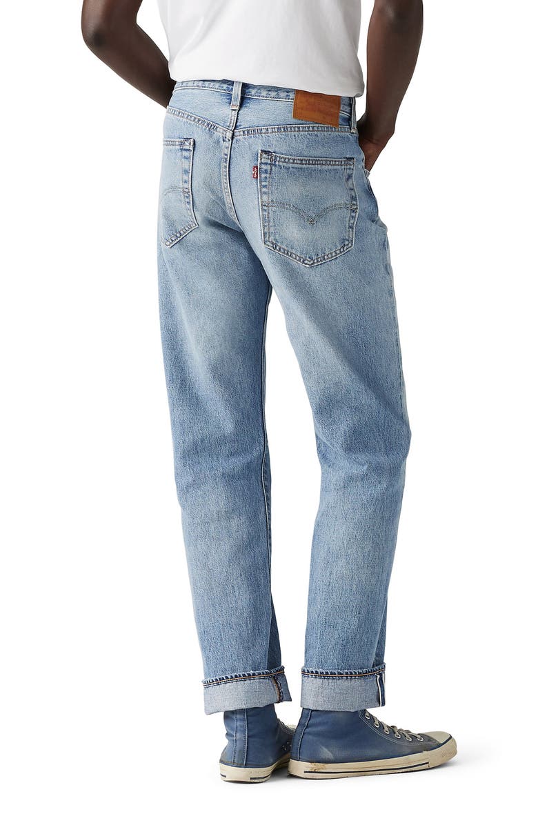 Levi's<sup>®</sup> 501<sup>®</sup> '93 Straight Leg Selvedge Jeans, Alternate, color, Beautiful Disaster Selv